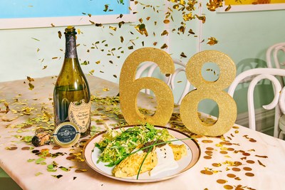 The “James Beard Fine Herbes Omelette with Urbani Kaluga Caviar and Crème Fraîche” is available at Serendipity3 this weekend for $68 in honor of the restaurant's 68th Anniversary with 10% of the proceeds going to the James Beard Foundation.