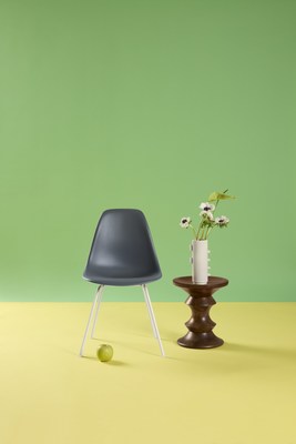 An Eames Molded Plastic Side Chair