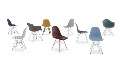 Miller Reintroduces Iconic Eames Molded Plastic Chair, with Recycled Plastic