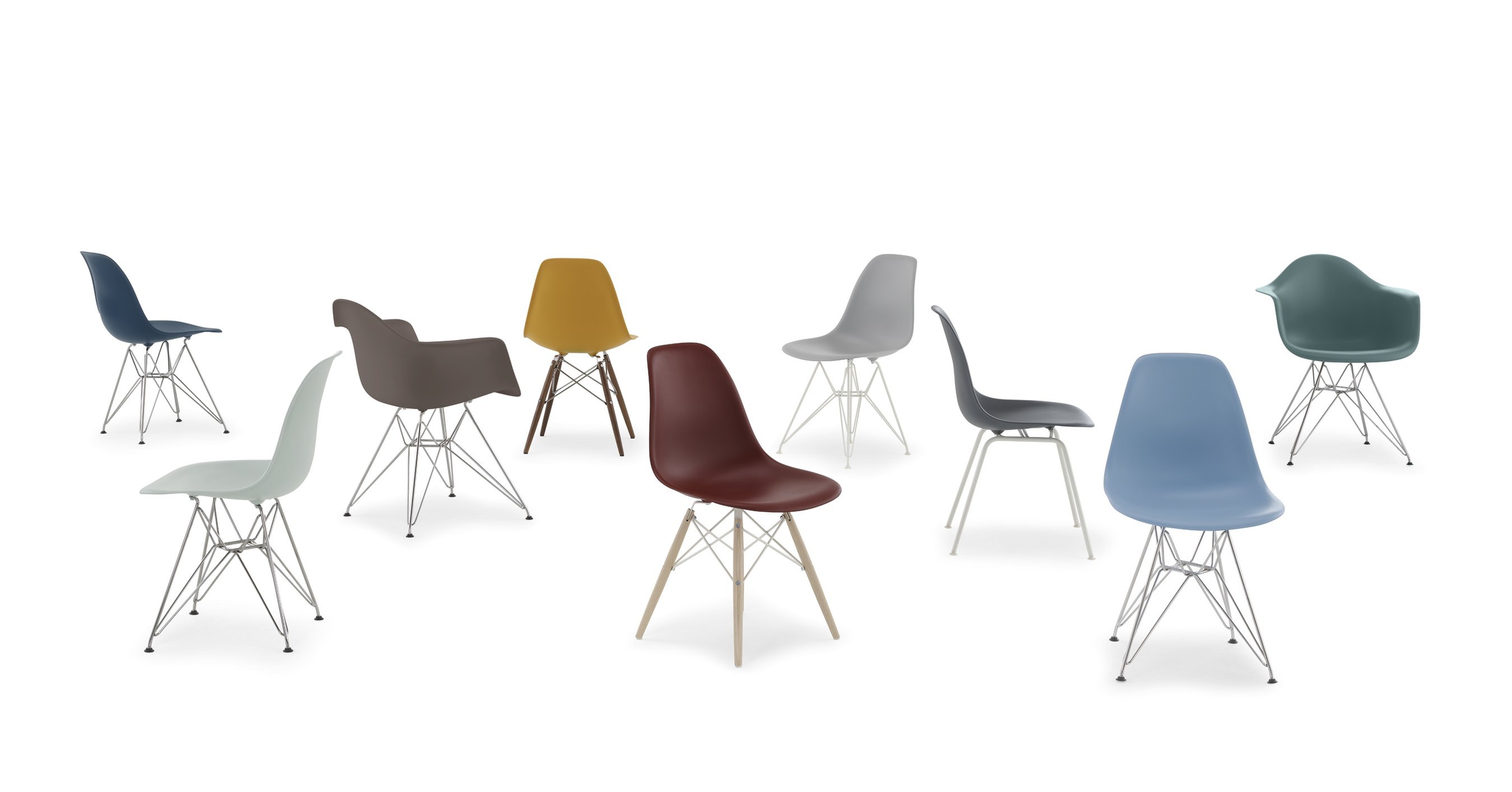 Eames Molded Plastic Chair Dining Room