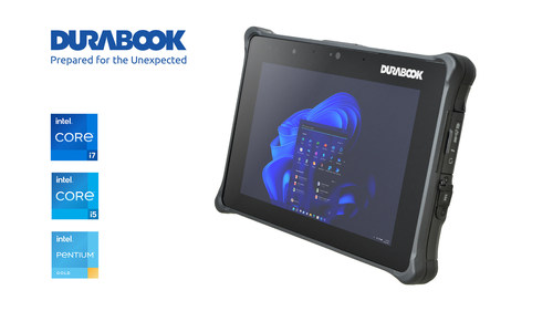 Durabook's R8 is the world's only fanless 8" fully rugged tablet with 12th Gen Intel® processors, offering a unique combination of outstanding performance and ultimate portability for the modern mobile worker.