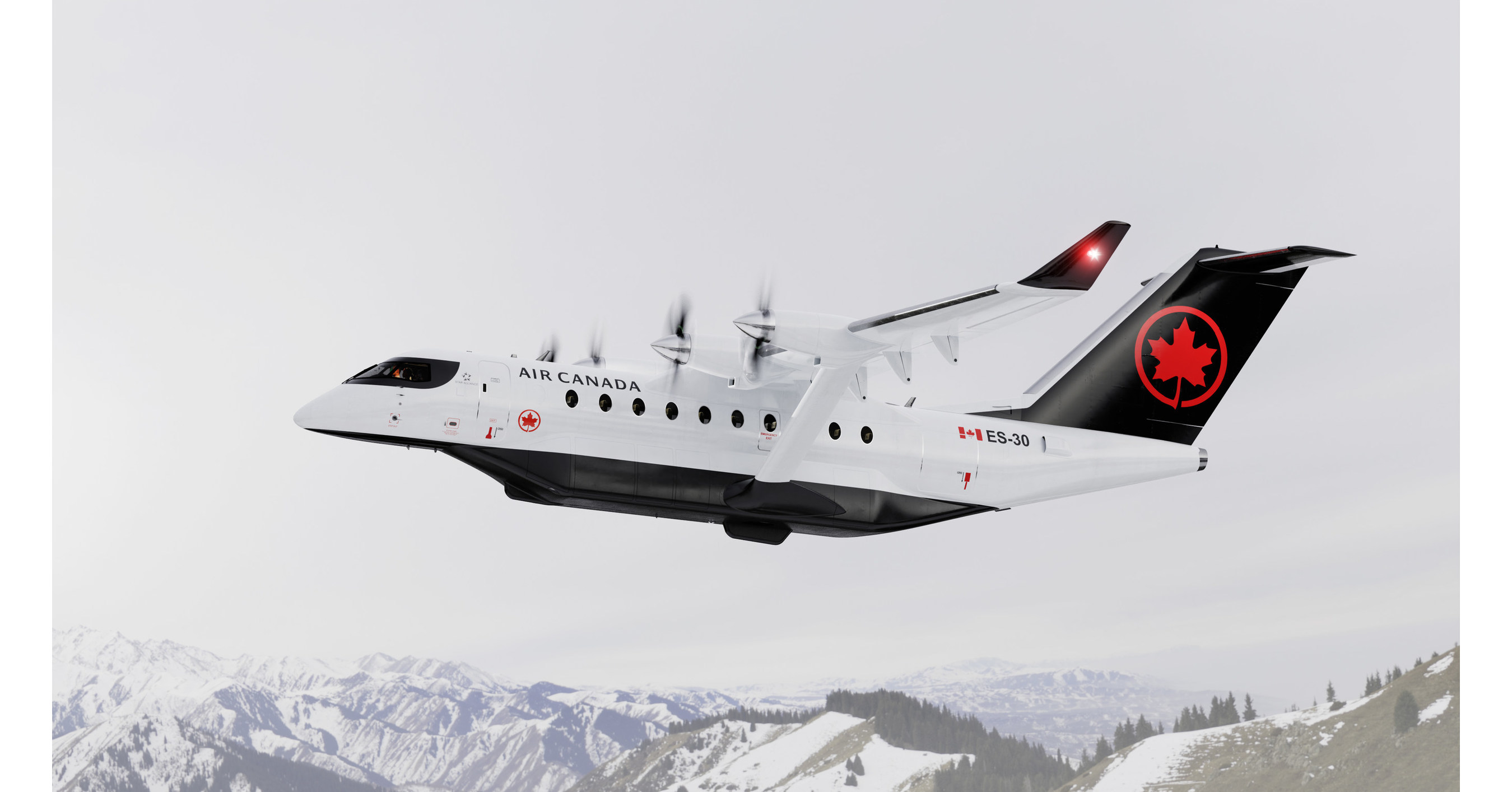 2699px x 1414px - Air Canada to Acquire 30 ES-30 Electric Regional Aircraft from Heart  Aerospace