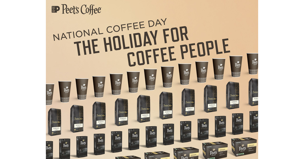 PEET'S COFFEE REVEALS NATIONAL COFFEE DAY PERKS ONLINE, IN COFFEEBARS