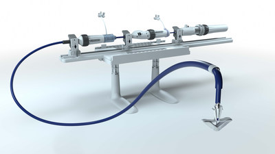 The PASCAL Precision transcatheter valve repair system from Edwards Lifesciences.