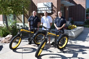 Cyrusher Gives back: Ebike Donation to Logan Police