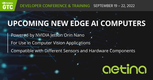 Aetina announces upcoming edge AI computers with the new NVIDIA Jetson Orin Nano