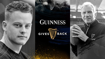 Guinness joins forces with Joe Burrow and Joe Montana to lift up communities in need through Guinness Gives Back