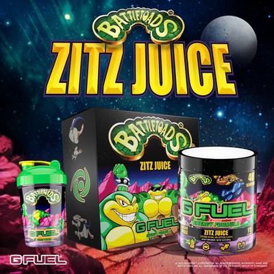 "Battletoads"-inspired G FUEL Zitz Juice is now available for pre-order at GFUEL.com!