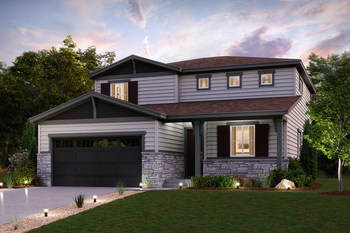 Iris plan, part of the new floret collection at Outlook at Southshore in Aurora, CO |  century community