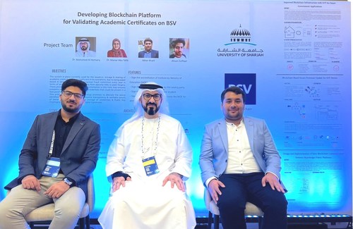 Dr. Mohamed attending the Global BSV Blockchain Convention