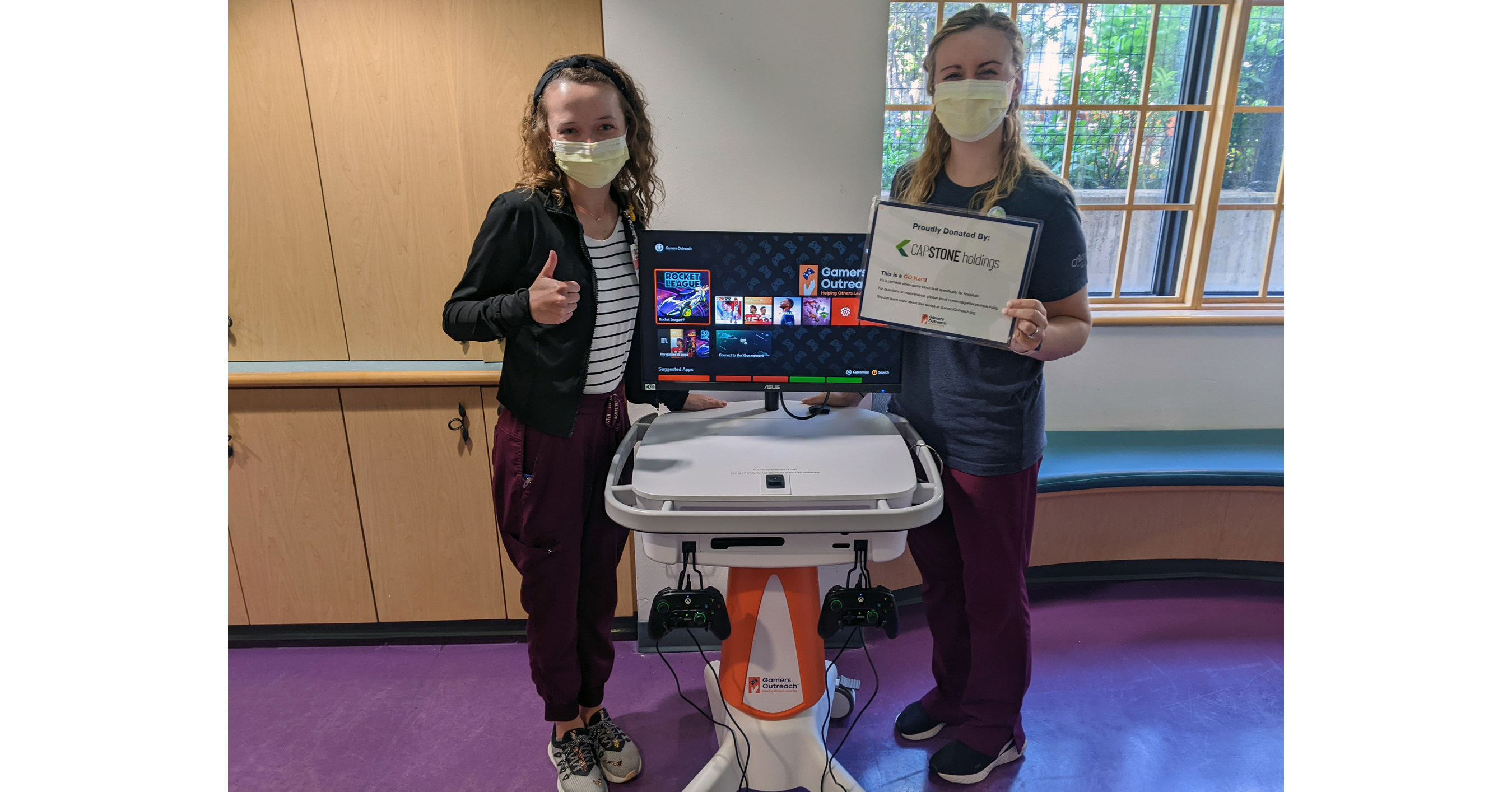 CapStone Holdings Inc. and Gamers Outreach Bring Gaming to Children's