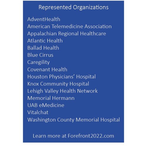 Organizations Participating in Forefront 2022