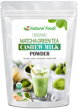 Z Natural Foods Announces New Organic Matcha Green Tea Cashew Milk Powder to Support Cardiovascular Health