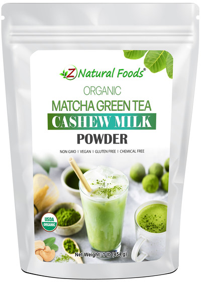 Z Natural Foods Announces new Organic Matcha Green Tea Cashew Milk Powder to Support Cardiovascular Health