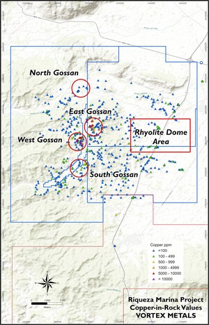 Vortex Metals Highlights Riqueza Marina Project Exploration Targets