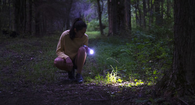 The Luci Beam Solar Headlamp and Flashlight is portable, rechargeable, and up for any task.