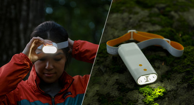 Luci Beam goes from headlamp to handheld in a snap.