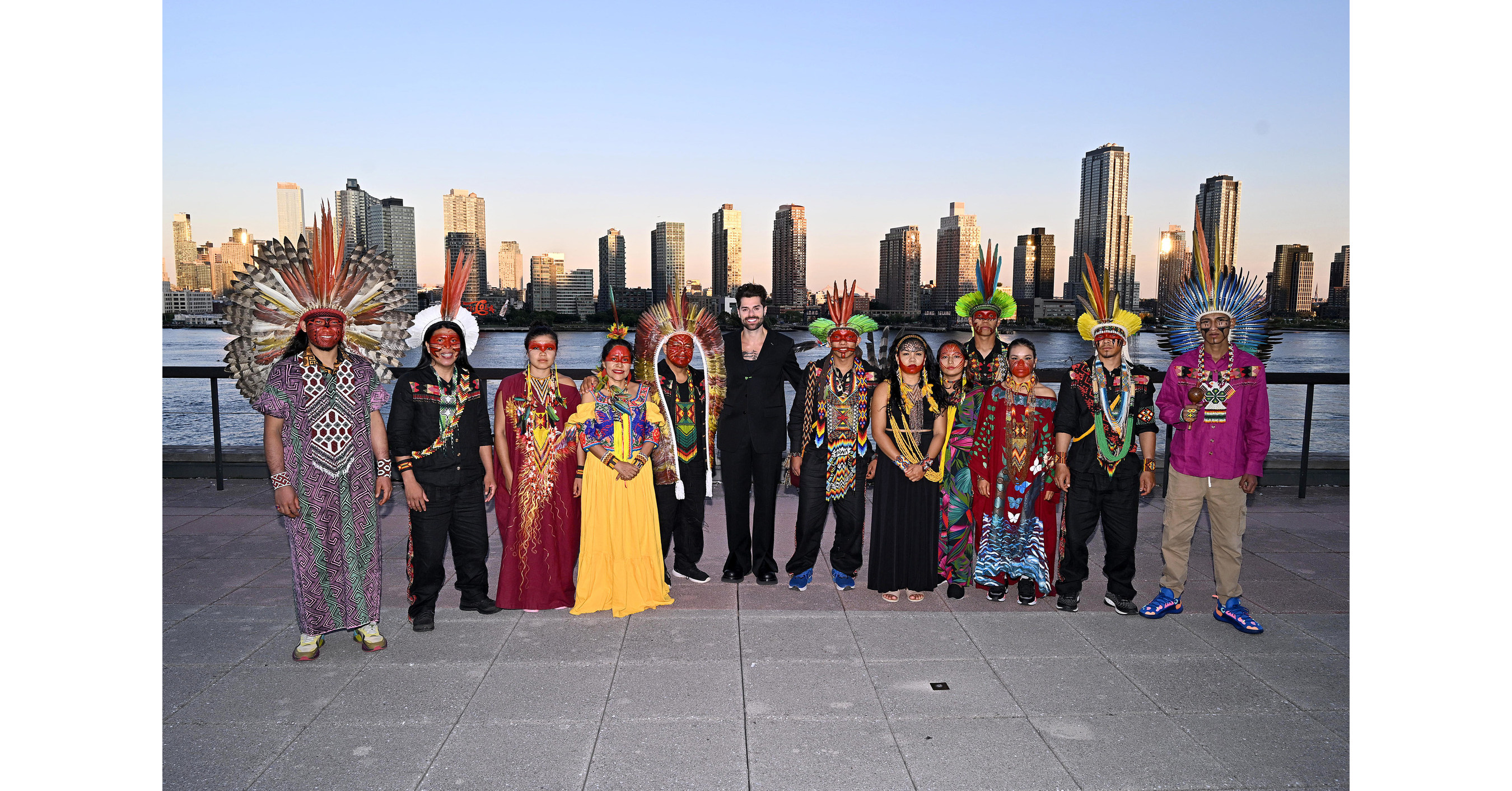 GLOBAL MUSIC STAR PERFORMS WITH BRAZILIAN INDIGENOUS GROUPS FOR