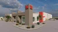 Architect-provided rendering of PGT Trucking's new operations facility.