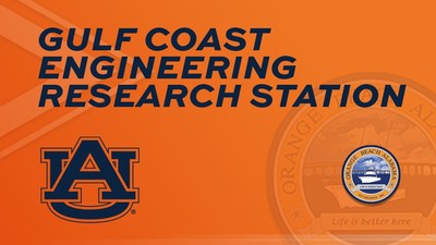 The building is being constructed on land provided by the City of Orange Beach on Terry Cove off Perdido Bay with direct access to the Gulf of Mexico. (PRNewsfoto/Auburn University-College of Engineering)