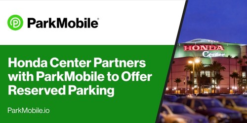 The new partnership creates a better experience for fans attending events at the arena, offering the ability to reserve parking in one of 3,500 spots in advance of Anaheim Ducks games and concerts.