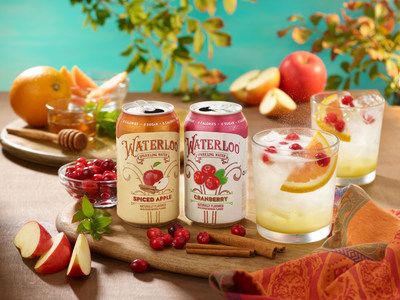 WATERLOO SPARKLING WATER LAYERS ON FULL FALL FLAVOR BY INTRODUCING ALL-NEW SPICED APPLE AND ANNOUNCING CRANBERRY COMEBACK
