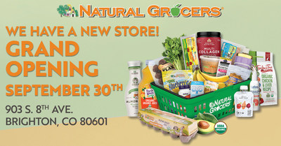 Natural Grocers® will open a new store in Brighton, CO on Friday, September 30th. The store, located at 903 S. 8th Ave., will be Natural Grocers’ 43rd location in its home state.