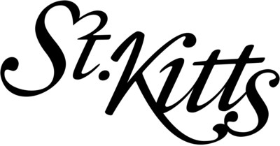 St. Kitts Black Logo (PRNewsfoto/St. Kitts Tourism Authority)
