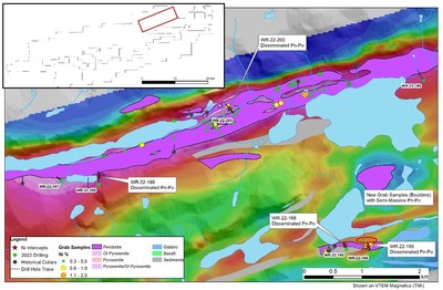 Figure 2: Drilling at Beverly and Boomerang - Note that grab samples are selective by nature and values reported may not be representative of mineralized zones (CNW Group/Orford Mining Corporation) Figure 2: Drilling at Beverly and Boomerang - Note that grab samples are selective by nature and values reported may not be representative of mineralized zones (CNW Group/Orford Mining Corporation)