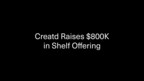 Creatd Raises $800,000 in a Registered Direct Offering off the Company's Shelf