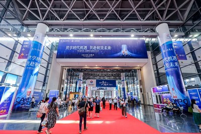 Photo shows the exhibition area of China's leading liquor maker Wuliangye at the 19th China-ASEAN Expo (CAEXPO) held in Nanning, capital of south China's Guangxi Zhuang Autonomous Region. (PRNewsfoto/Xinhua Silk Road)