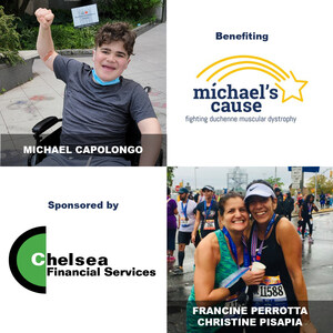Chelsea Financial Services Sponsors Two Runners in the 2022 TCS New York City Marathon to Raise Money for Michael's Cause