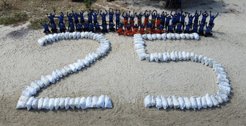 The Florida-based ocean cleanup company 4ocean has recovered over 25 million pounds of trash from the world's oceans, rivers, and coastlines, setting a new world record for the most amount of trash removed by a single organization. Founded in 2017, the company is a Certified B Corp and Public Benefit Corporation dedicated to ending the ocean plastic crisis.