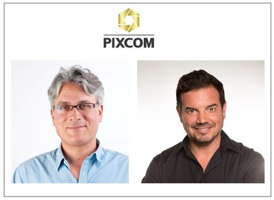 Pixcom's Executive Directors and L-R President Nicola Merola and Creative Head Charles Lafortune
