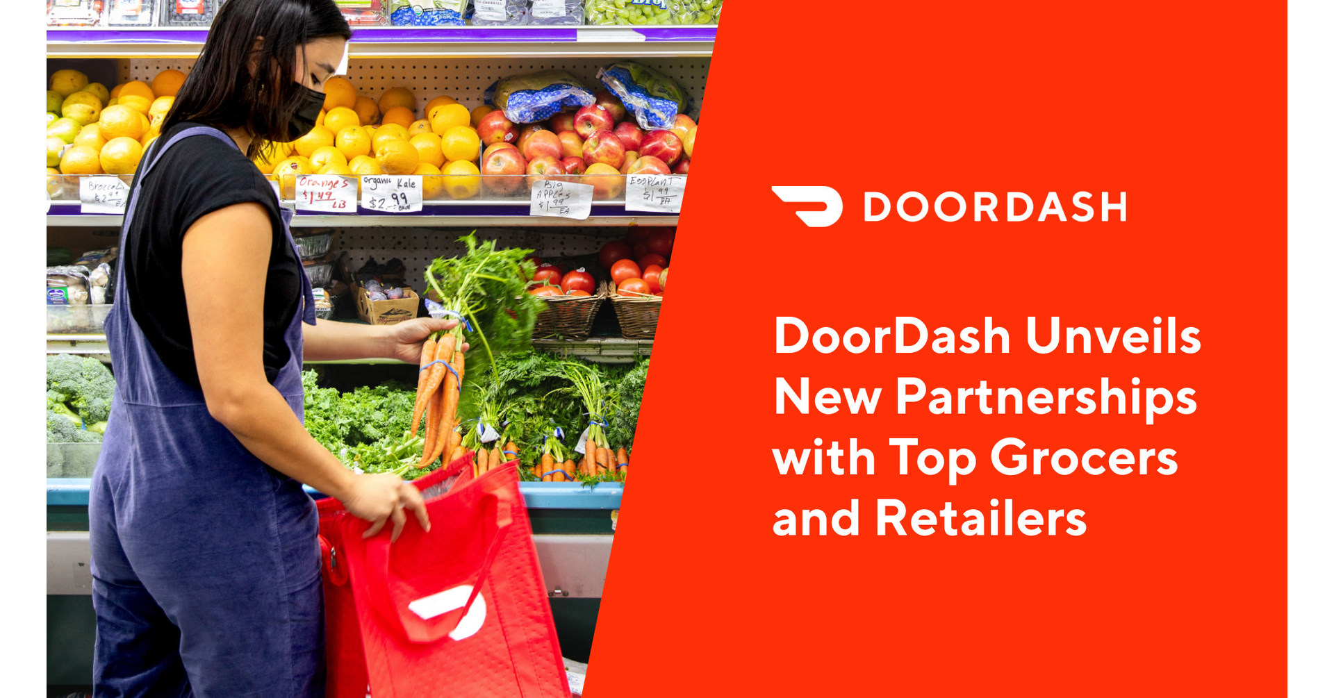 DoorDash Unveils New Partnerships with Top Grocers and Retailers