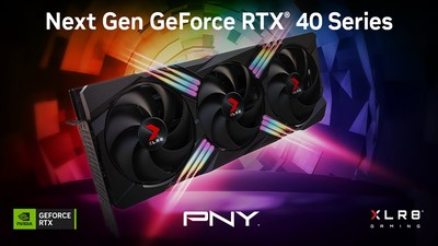 PNY GeForce RTX┬« 4090, RTX┬« 4080 16GB, and RTX┬« 4080 12GB.