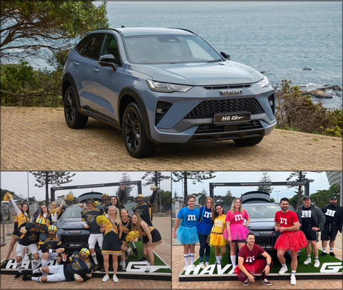 GWM patrocina a Copa do Mundo de Rúgbi Sevens de 2022 e apresenta o HAVAL H6 GT de visual impressionante (PRNewsfoto/GWM)