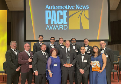 Martinrea President and CEO Pat D’Eramo accepted the PACE Award on behalf of Martinrea during an awards ceremony on September 19, 2022.
