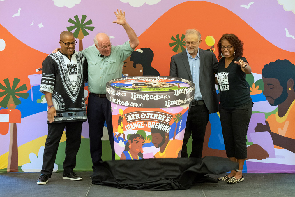 Ben & Jerry's Celebrates the Power of Black Voters with Rebrand of Change is Brewing Flavor - Vimarsana News