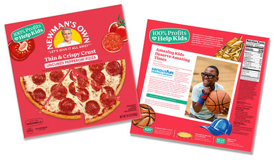 Newman's Own Thin & Crispy Uncured Pepperoni Pizza Box