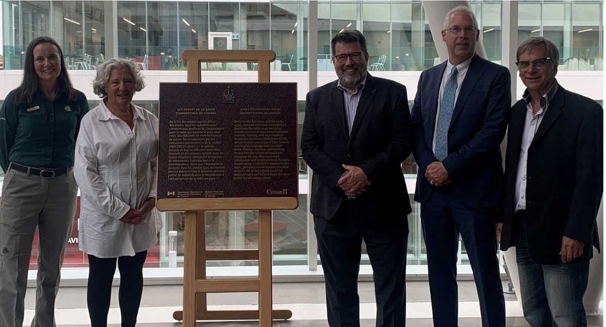 Government of Canada honours national historic significance of early commercial radio broadcasting in Canada - Vimarsana News