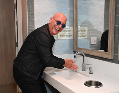 Howie Mandel washes his hands behind the scenes of "Howie Clean It," a mini series featuring Howie Mandel uncovering what's truly clean for ISSA's Rethink What Clean Means campaign.