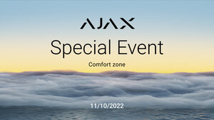 Ajax Systems presentará nuevos productos en el evento especial: Zona de confort, el 11 de octubre