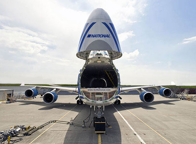 'Nose Door' loading capability of B747-400ERF aircraft