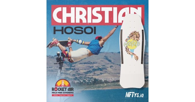 Legendary Skateboarder Christian Hosoi Drops First NFT in Celebration of his Signature Rocket Air