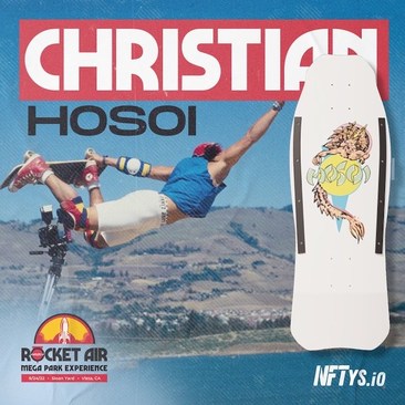 Legendary Skateboarder Christian Hosoi Drops First NFT in Celebration of his Signature Rocket Air - Vimarsana News