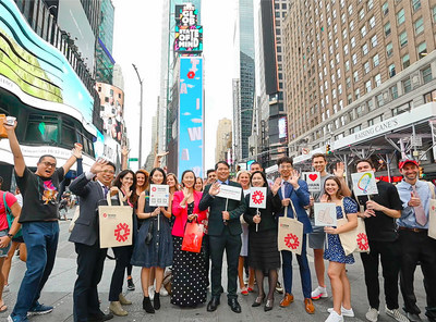 David Wei Ding, Director of the Taiwan Investment and Trade Office and Amy Tsai, Director at Taiwan Trade Center, New York joined campaign to cheers Taiwan Excellence and celebrate the award-winning Taiwan Excellence brands and products.