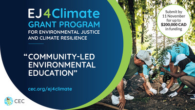 Environmental Justice for Climate (EJ4Climate) grant program (CNW Group/Commission for Environmental Cooperation)