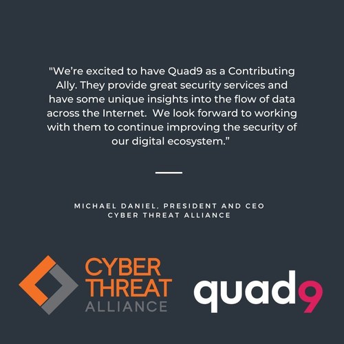 Quad9 Joins the Cyber Threat Alliance as Leading DNS Service to Improve the Cybersecurity of our Global Digital Ecosystem