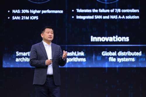 Dr. Peter Zhou, presidente de la línea de productos de TI de Huawei